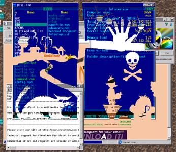 Fun and easy tool to cut a holes of any shape and depth in windows on desktop.