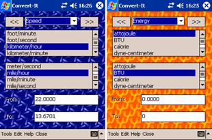 Cresotech Convert-It - Pocket PC based measuring unit convertor