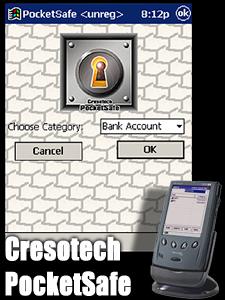 Cresotech PocketSafe - Safe storage of confidential data