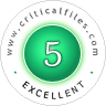 5/5 Stars Rating on CriticalFiles.com