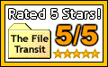 5/5 stars on FileTransit.com