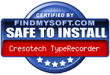 SAFE TO INSTALL certificate on FindMySoft.com